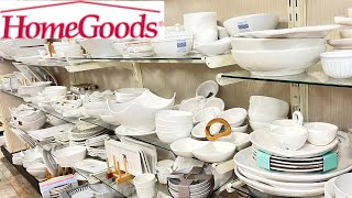 HOMEGOODS DINNERWARE PLATES GLASSWARE SHOP WITH ME [upl. by Eidarb]