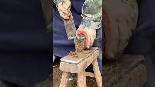 Horse hoof repair amp Cutting horseshoes repair hoof horseshoes cutting horse [upl. by Moon]