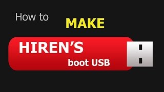 How to Make Hiren Bootable USB Updated [upl. by Phenice]