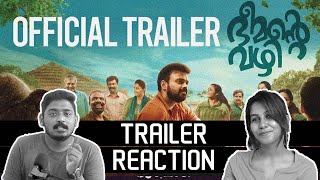 Bheemante Vazhi Official Trailer Reaction  Kunchacko Boban Chemban Vinod Jose  Unni amp Viya [upl. by Baalman]