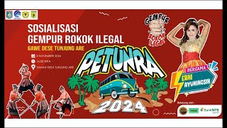 SOSIALISASI GEMPUR ROKOK ILEGAL PERTUNJUKAN RAKYAT PETUNRA DI DESA TUNJUNG ARE [upl. by Arbrab]