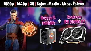 ✅ Ryzen 5 5600G  RX 6500 XT ✅ FORTNITE  CAPITULO 3 TEMPORADA 2 ✅ 720p  900p  1080p  1440p  4K [upl. by Ainadi127]