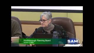 Southborough Planning Board January 8 2024 [upl. by Arem]