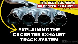 C8 Corvette Center Exhaust By LeMans Edition TRACK SYSTEM EXHAUST LeMansEditionExhaust [upl. by Izy]