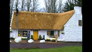 Thatching an Irish Cottage [upl. by Novej]