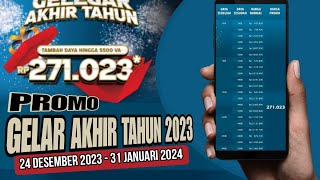 PROMO AKHIR TAHUN  CARA TAMBAH DAYA PASANG LISTRIK 2024 [upl. by Ailsun]