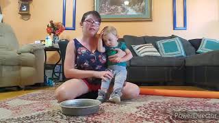 Hypotonia low tone exercises to help with standing and walking [upl. by Frohman]