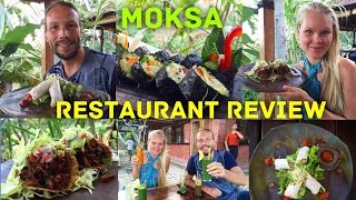 MOKSA RESTAURANT UBUD BALI REVIEW 🍴 🍀 VEGAN PLANT BASED🍴 🍀 [upl. by Nirual217]