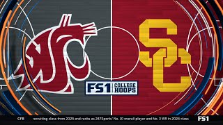 WSU MBB Highlights at USC 11024 [upl. by Euqina722]