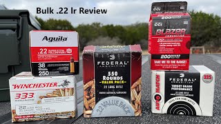 22lr Bulk Packs Review and Comparison [upl. by Chita]