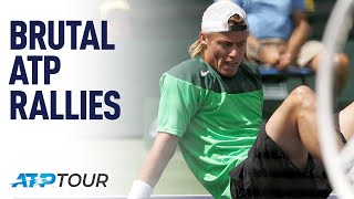 Brutal Tennis Rallies  THE BEST OF  ATP [upl. by Karilynn356]