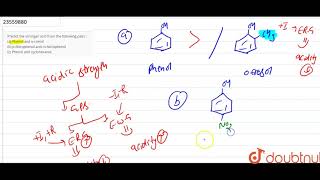 Predict the stronger acid from the following pairs  a Phenol and ocresol [upl. by Creamer]