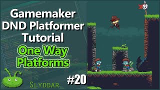 Gamemaker DND Platformer Tutorial  20 One Way Platforms [upl. by Assin]