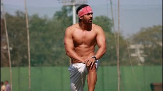 Harshvardhan Ranes Crazy Workout 2022  Outdoor workout vloggraphy [upl. by Fauch]