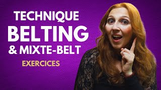 Les secrets de la Technique BELTING et le MIXTEBELT Exercices vocaux [upl. by Searcy8]