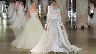 Elie Saab Bridal Spring 2024  Barcelona Bridal Fashion Week [upl. by Durand]