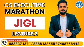 CS Executive OldNew l Marathon l JIGL l Lecture 2 l Dec 23 l CS Akshay Bahirwade [upl. by Annayak214]