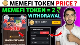 Memefi Airdrop price prediction  memefi new update today  memefi Airdrop withdrawal [upl. by Gayner999]