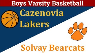 Boys Varsity Basketball vs Solvay  12052023 [upl. by Etteloiv]