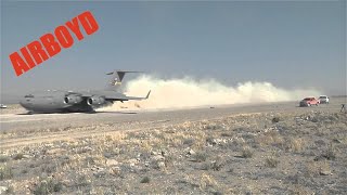 C17 Dirt Runway Operations 2012 [upl. by Hammer]