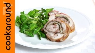 Coniglio porchettato  Come cucinare il coniglio in porchetta [upl. by Nyllek265]