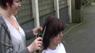 Kate Angels Head Shave for Cancer Research UK [upl. by Kreg]