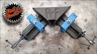 Como Hacer una Prensa Esquinera para Soldar  Homemade Angle Clamp [upl. by Gwen]