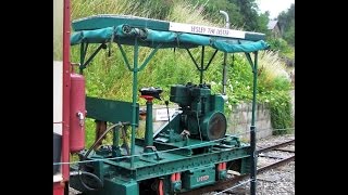 quotLesley the Listerquot on the Ecclesbourne Valley Railway 2ft gauge section 4th August 2013 [upl. by Elroy348]