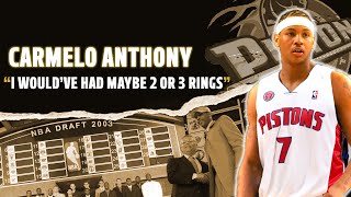 What if Carmelo Anthony was drafted by the Detroit Pistons [upl. by Teiluj]