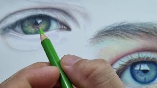 COLORED Pencil Realistic DrawingLIVE Layering amp Blending Tutorial [upl. by Ahsaelat112]