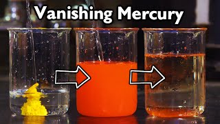 Making Mercury Disappear  Precipitate Reaction of Mercury Chloride and Potassium Iodide [upl. by Arvo692]