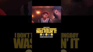 NBA Youngboy wasn’t feeling his raps 😭😭😭 nbayoungboy hiphop rapper [upl. by Anh]