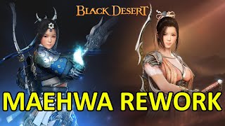 Maehwa Rework Gameplay Preview Black Desert Online [upl. by Aliuqehs]