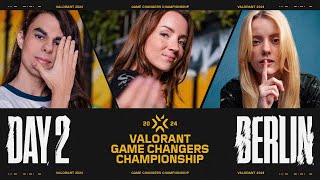 VALORANT Game Changers Championship Berlin  Day 2 [upl. by Yorke]