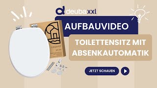 Aufbauvideo  Toilettensitz mit Absenkautomatik aus hochwertigem Duroplast [upl. by Thedrick]