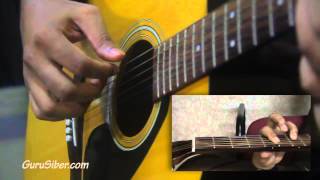 Learn Fingerstyle Guitar  Kau Ilhamku Intro [upl. by Annoda873]