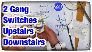 1 gang 2 way switch wiring  1 gang 2 way switch wiring diagram [upl. by Dix751]