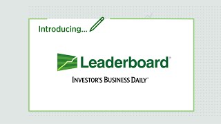 Leaderboard from Investors Business Daily [upl. by Naltiac]