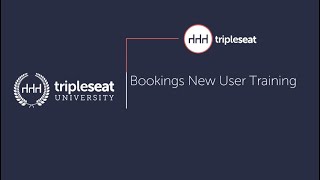 Bookings New User Training [upl. by Odeen348]