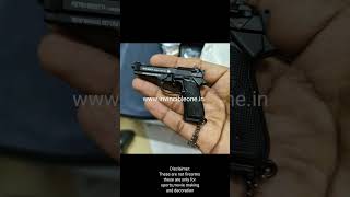 Mini keychain size gun replica in India ft Glock Beretta and colt 1911shorts [upl. by Alveta]