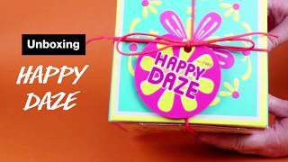 Lush Unboxing Happy Daze Geschenk [upl. by Rorke91]