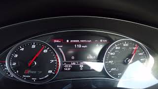 Audi RS7 BRUTAL Acceleration  Launch Control  Top Speed VMAX200 [upl. by Cordula387]