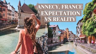 ANNECY FRANCE EXPECTATION VS REALITY [upl. by Irehs]