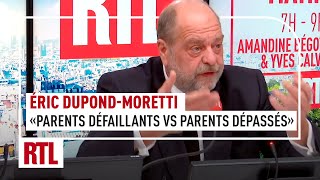 Éric DupondMoretti  quotDistinguer les parents défaillants et les parents dépassésquot [upl. by Ylatan]