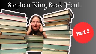 Stephen King Book Haul Part 2 [upl. by Silverts]