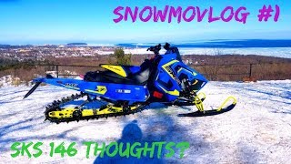 My initial opinions on the SKS 146  Snowmovlog 1 [upl. by Yleen50]