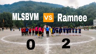 Ramnee 🆚 MLSBVM Balika School Nainital ⚽  Interschool Football Championship 2024 🏆  Full Match [upl. by Edijabab]