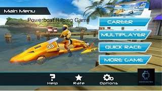 Powerboat racing game is the best free boat games of racing  free boat games of speed boat games [upl. by Enar]