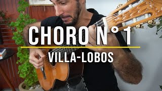 Choro N° 1  VillaLobos  Brazilian Guitar [upl. by Suivatal868]