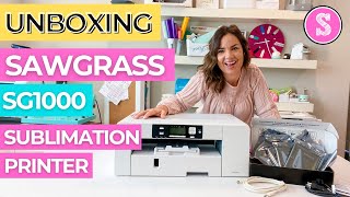 Sawgrass SG1000 Unboxing the Desktop Sublimation Printer [upl. by Aicela509]